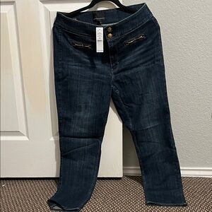 White House Black Market Dark Wash Skinny Jeans